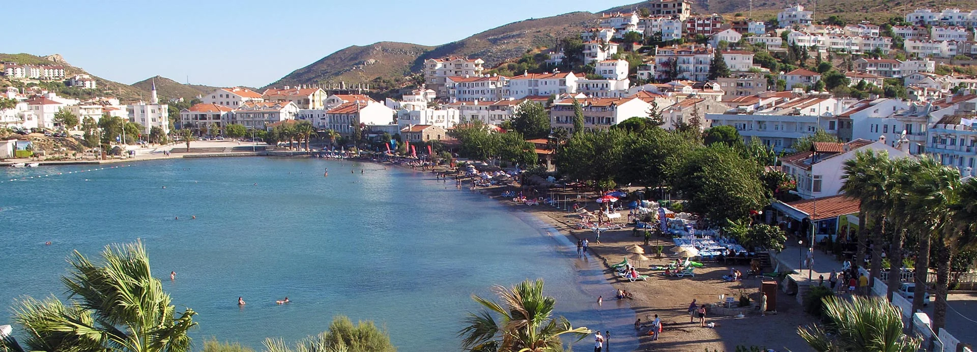 Datça merkez ve deniz kıyısı